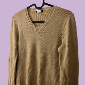 J. Crew Factory Tan V-Neck Sweater